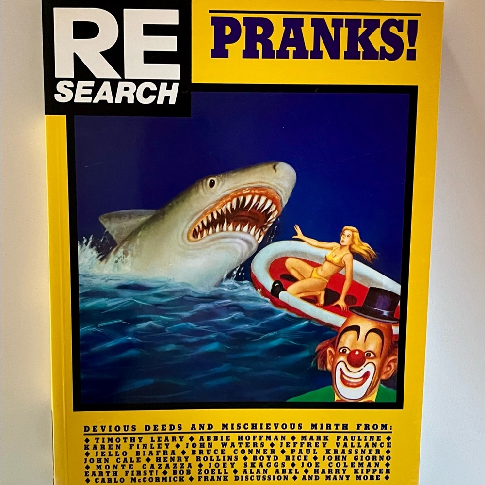 RE/Search Pranks! Soft cover from 1987